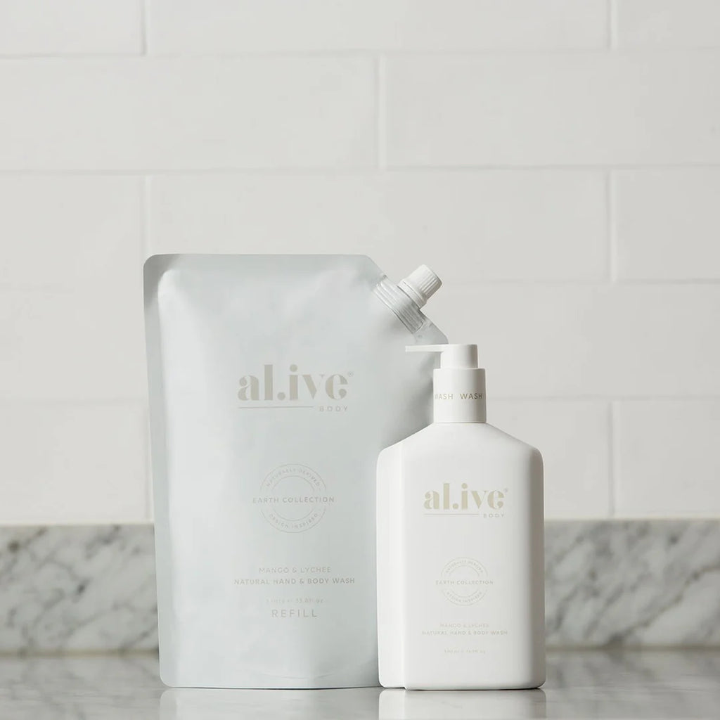 al.ive Body / 1 Ltr Wash Refill Mango / Lychee