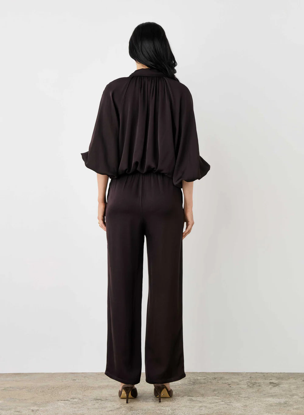 Esmaee / Mercer Bomber Jacket Dark Chocolate