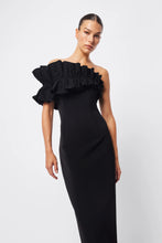 Load image into Gallery viewer, Mossman / Soft Spoken Midi Dress Black