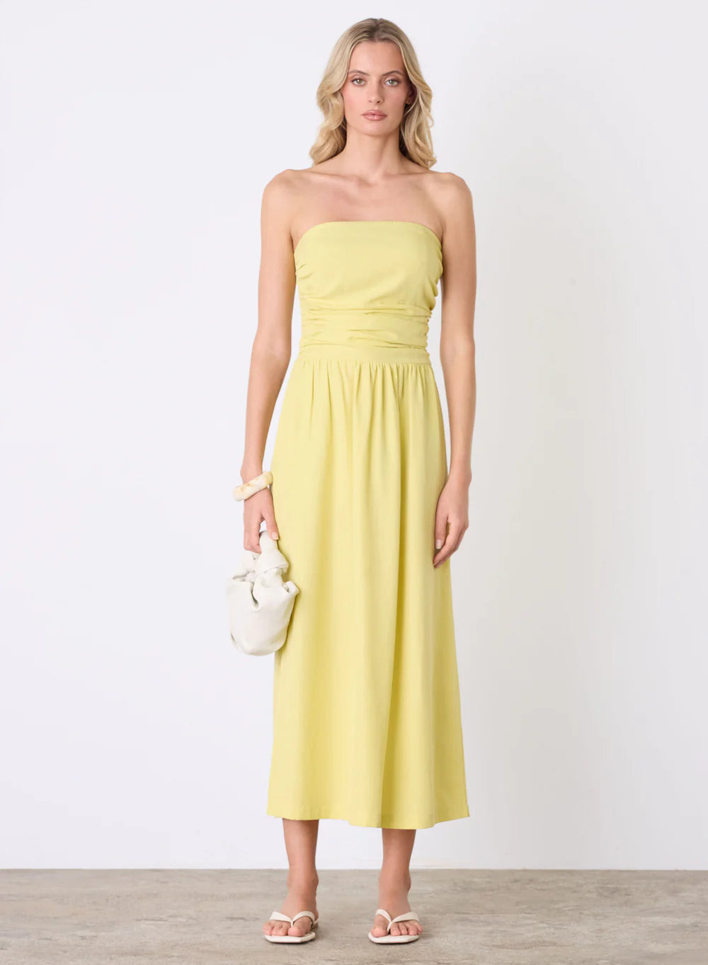Esmaee / Popsicle Bandeau Dress Citrus
