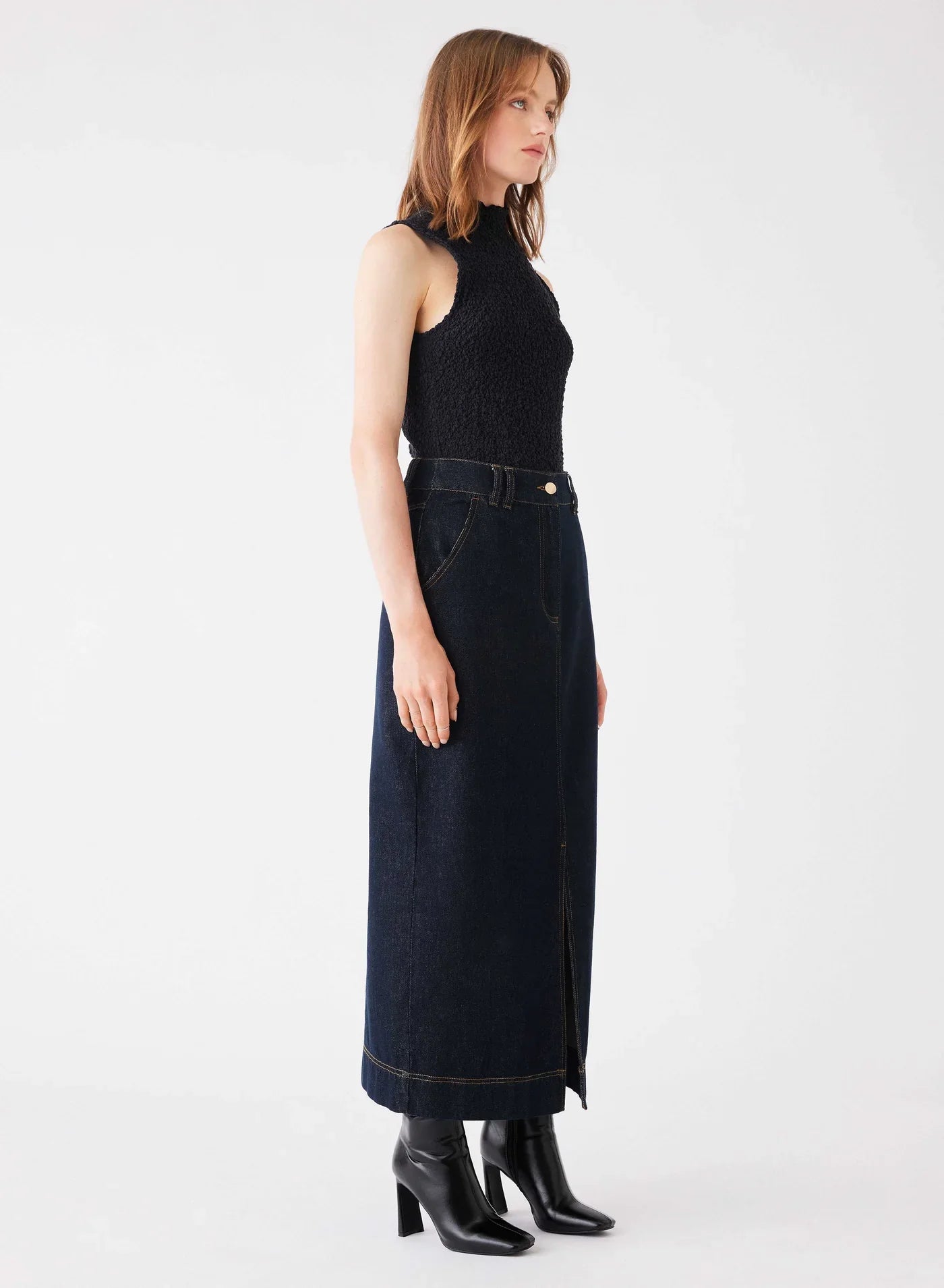 Esmaee / Discovery Denim Skirt
