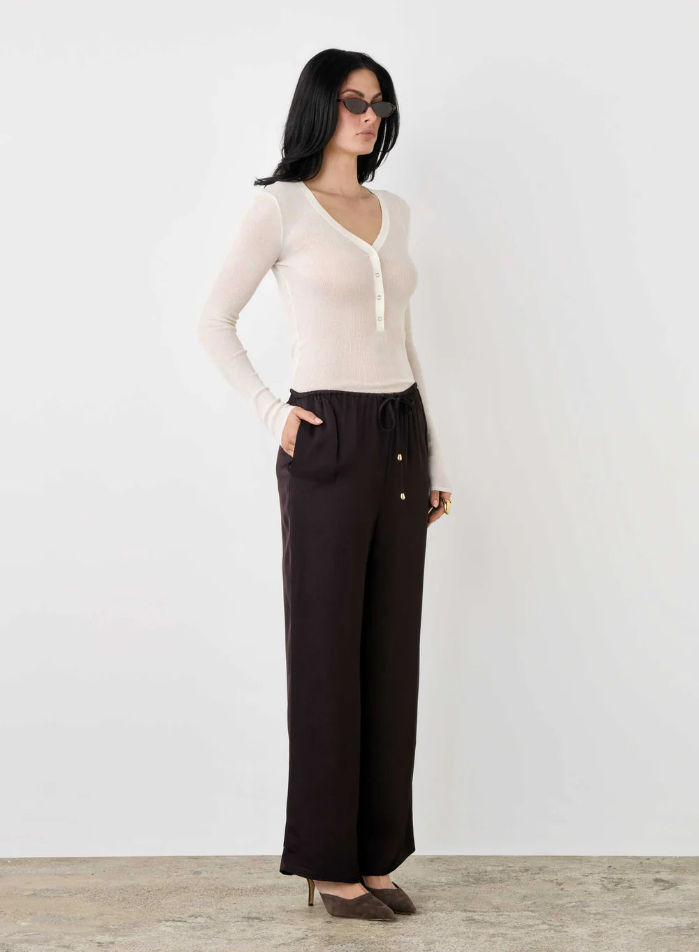 Esmaee / Mercer Pant Dark Chocolate