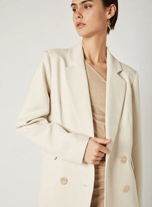 Esmaee / Signature Longline Jacket Cream