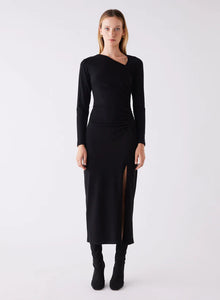 Imperial midi dress black Esmaee the label