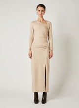 Load image into Gallery viewer, Esmaee Imperial midi dress Oatmeal