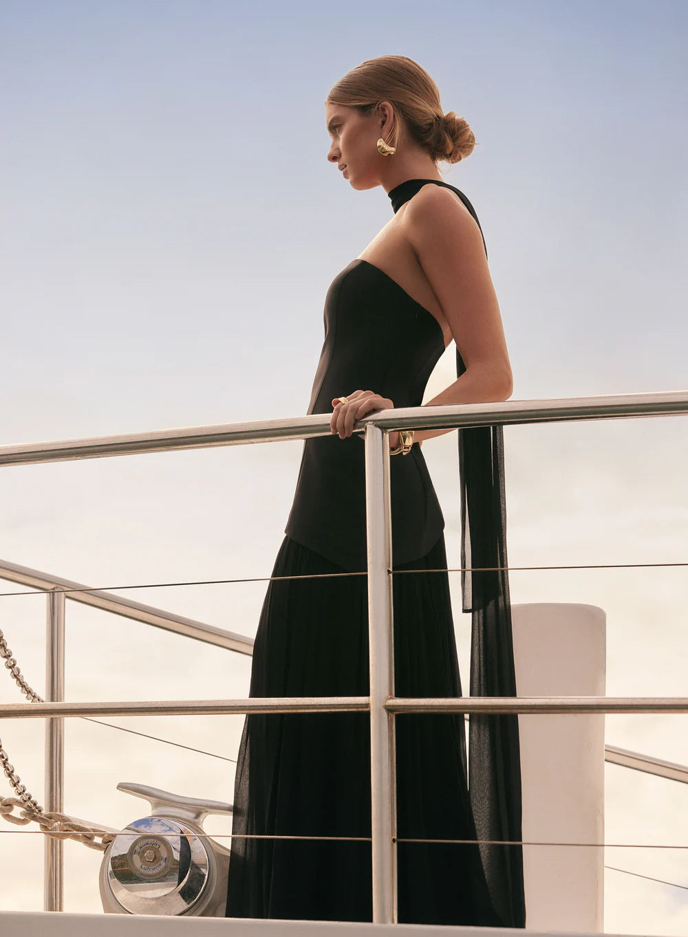 Esmaee / Viewpoint Maxi Dress Black