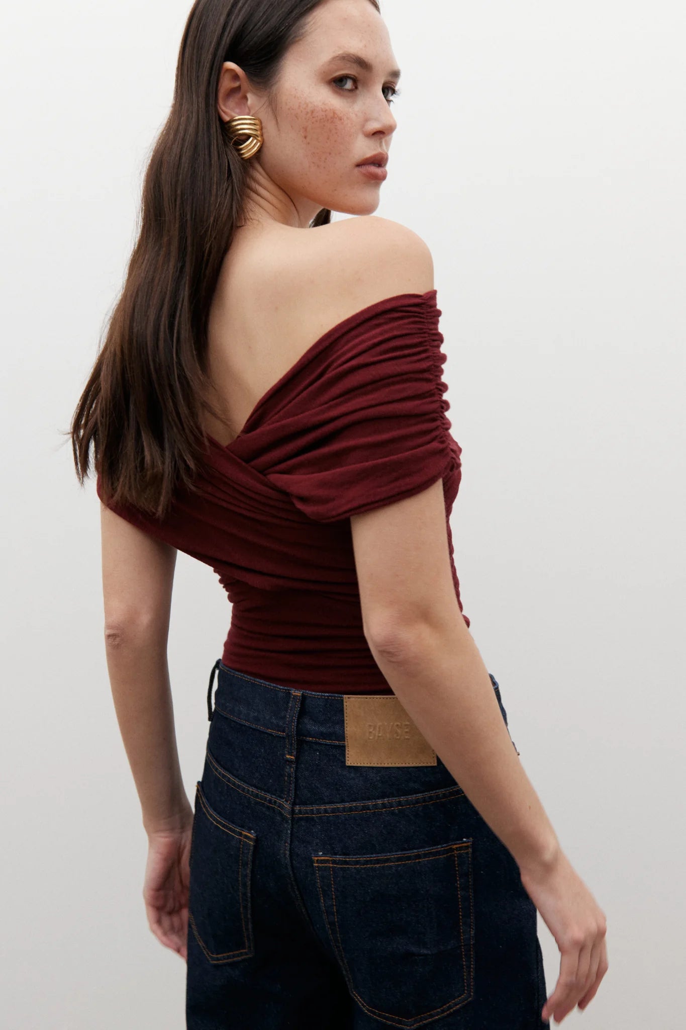 BAYSE / Ariana Bodysuit Wine