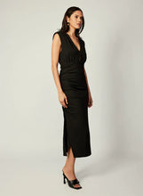 Load image into Gallery viewer, Esmaee / Neptune Midi Dress Black
