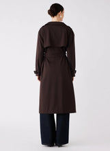 Load image into Gallery viewer, Esmaee / Avenue Trench Coat Chocolate