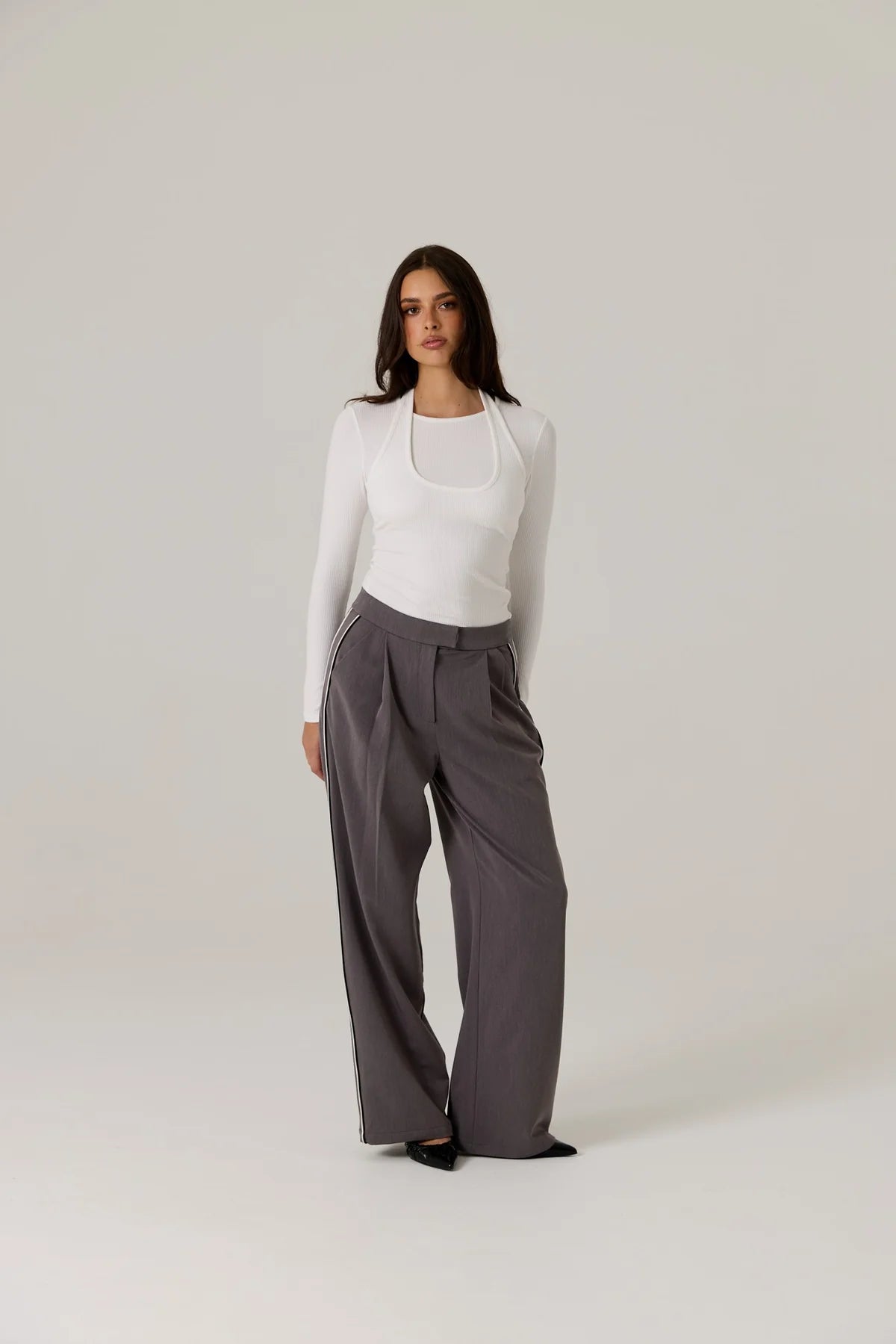RAEF / Maia Tailored Pant - Iron