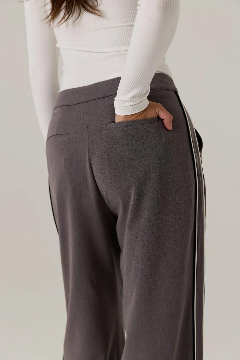 RAEF / Maia Tailored Pant - Iron