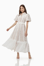 Load image into Gallery viewer, Elliat the label luxury textured maxi dress ivory