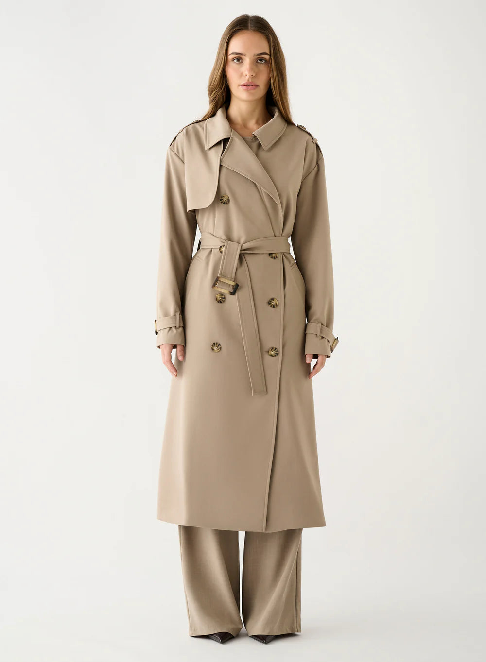 Esmaee / Avenue Trench Coat Ashwood