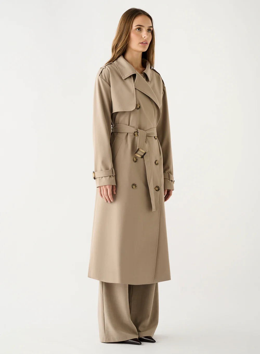 Esmaee / Avenue Trench Coat Ashwood