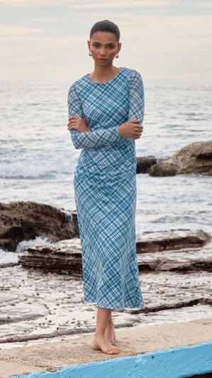 Staple the label Heaton mesh midi dress