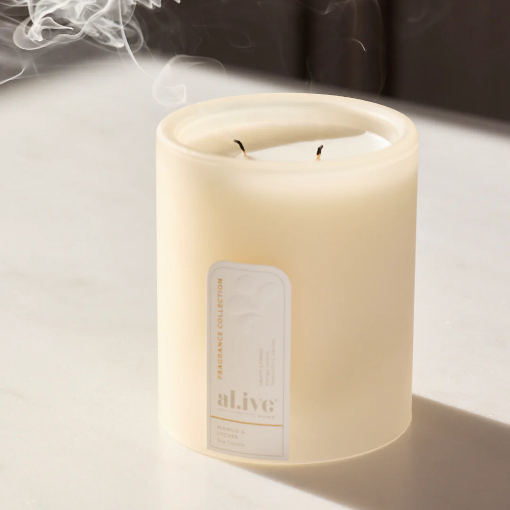 al.ive body | Soy Candle Mango & Lychee
