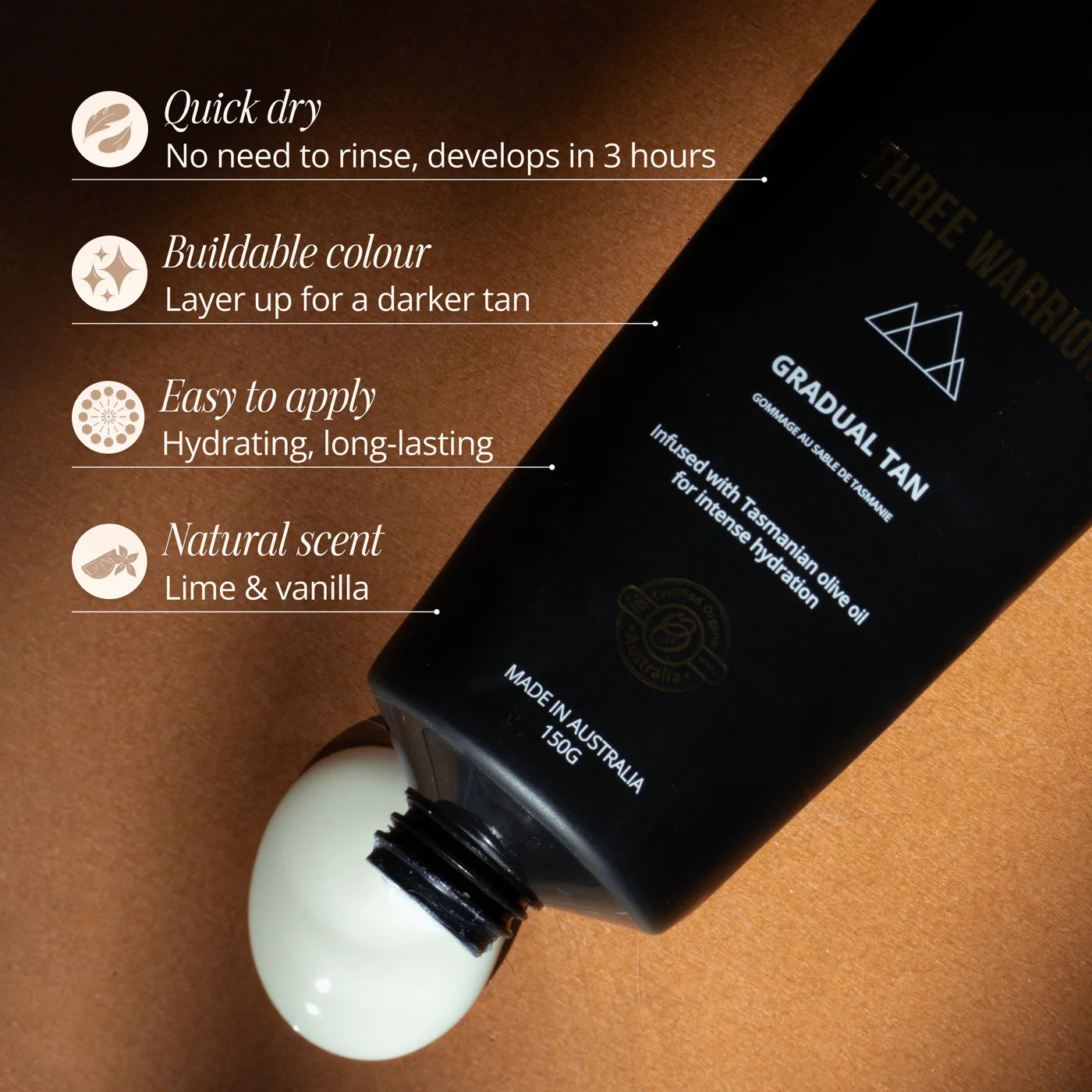 Three Warriors | Gradual Tan