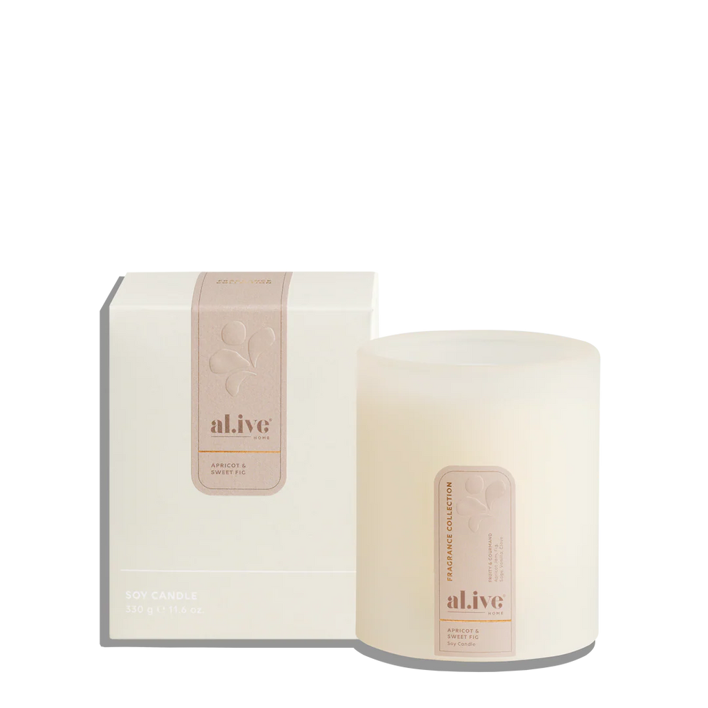 al.ive body | Soy Candle Apricot & Sweet Fig