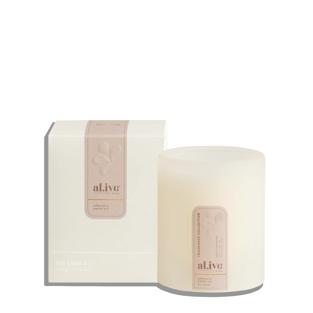 al.ive body | Soy Candle Apricot & Sweet Fig