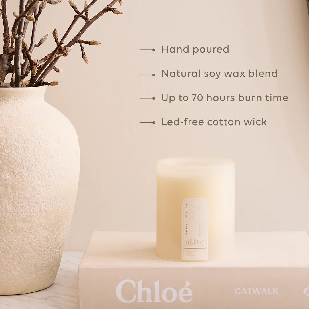 al.ive body | Soy Candle Mango & Lychee