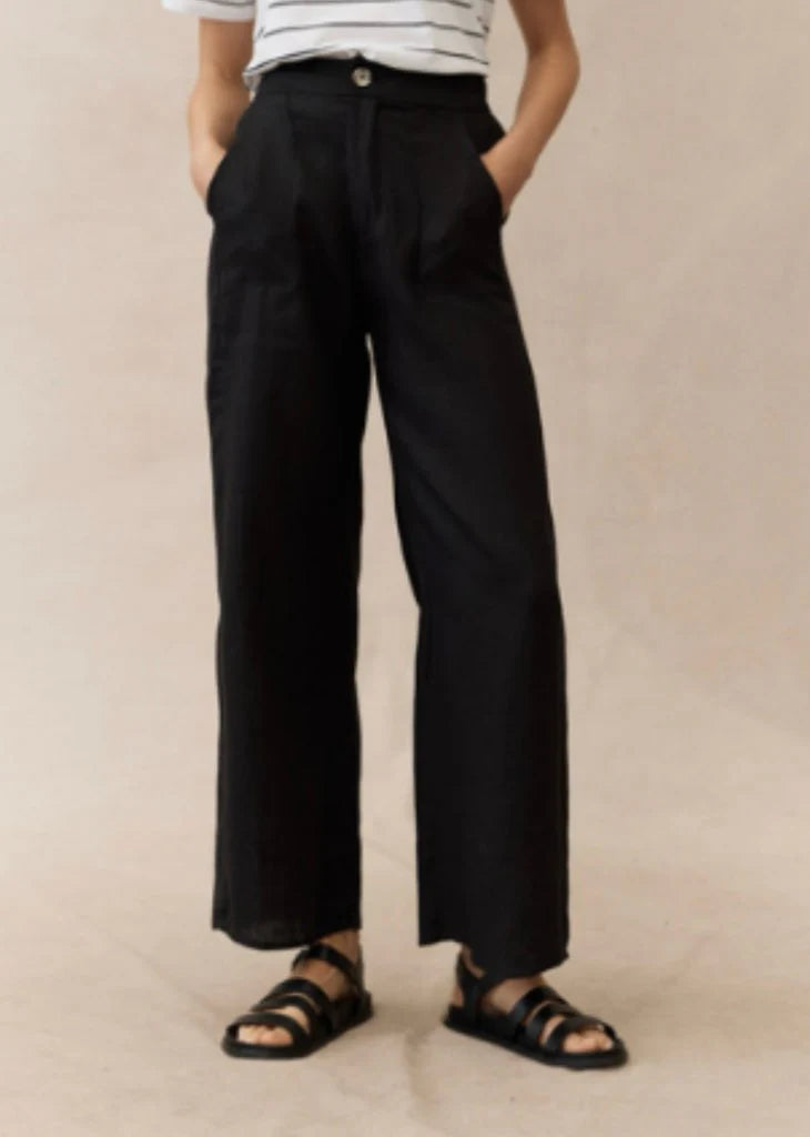 Little Lies | Jude Linen Pant Black