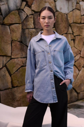 Little Lies / Roxi Denim Shacket