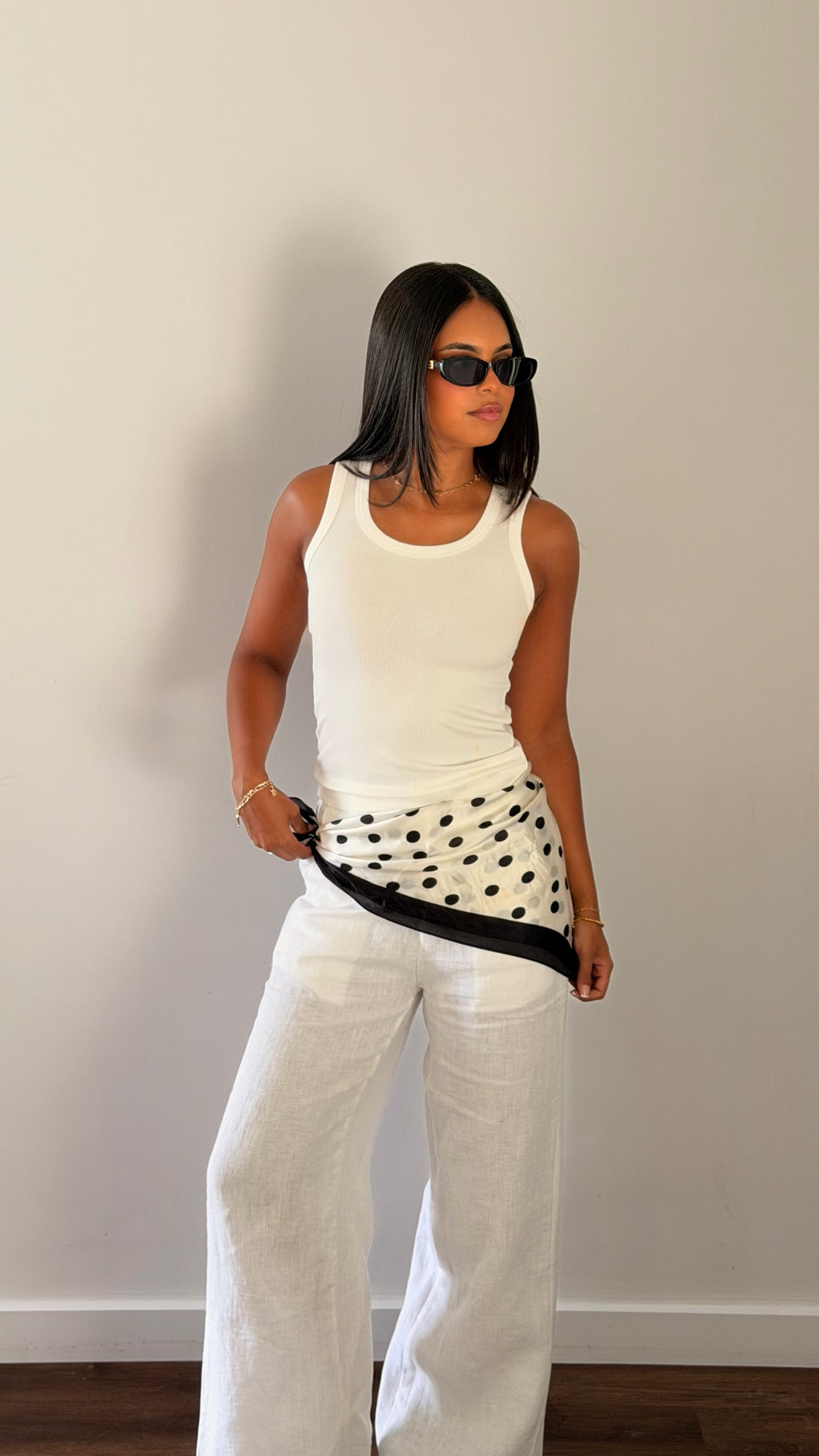 Little Lies / Della Pants White