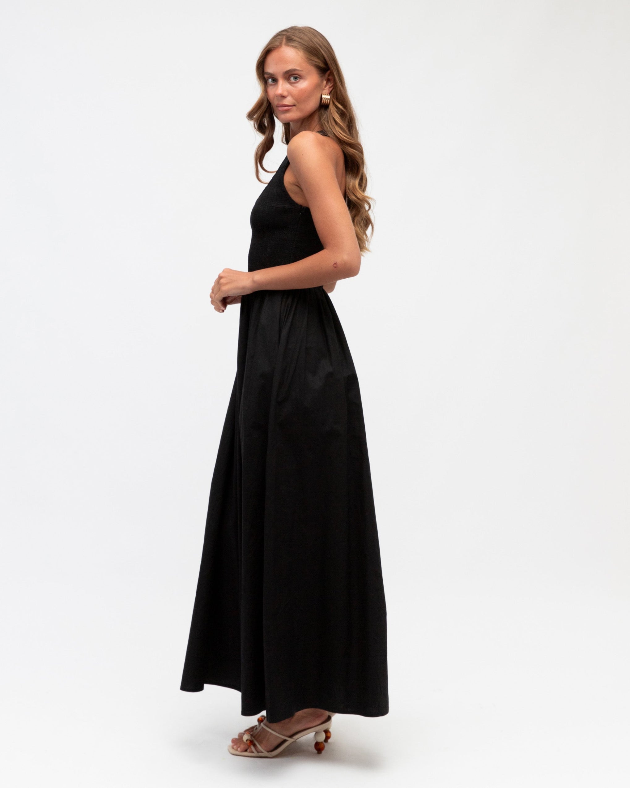 Charlotte maxi dress in black