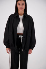 Load image into Gallery viewer, Jasmine Alexa / Ischia Bomber Jacket - Black