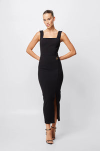 Mossman /  Envy Midi Dress Black