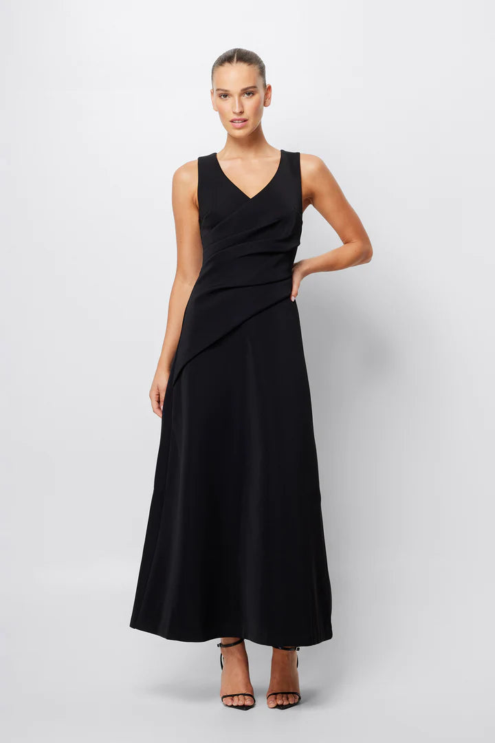Mossman the label Remedy Maxi dress black