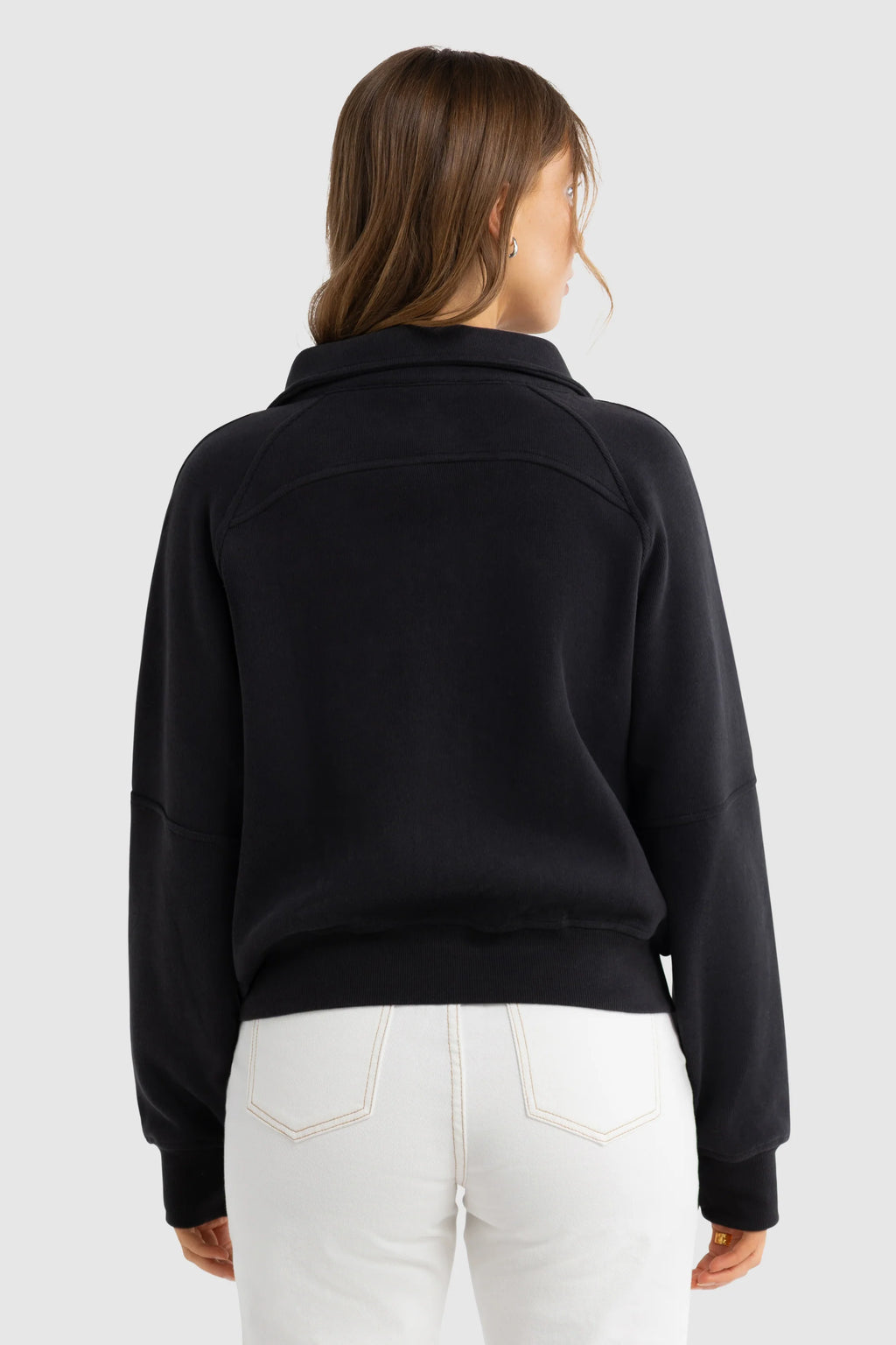ORTC / Ava Monogram Collared Jacket Washed Black