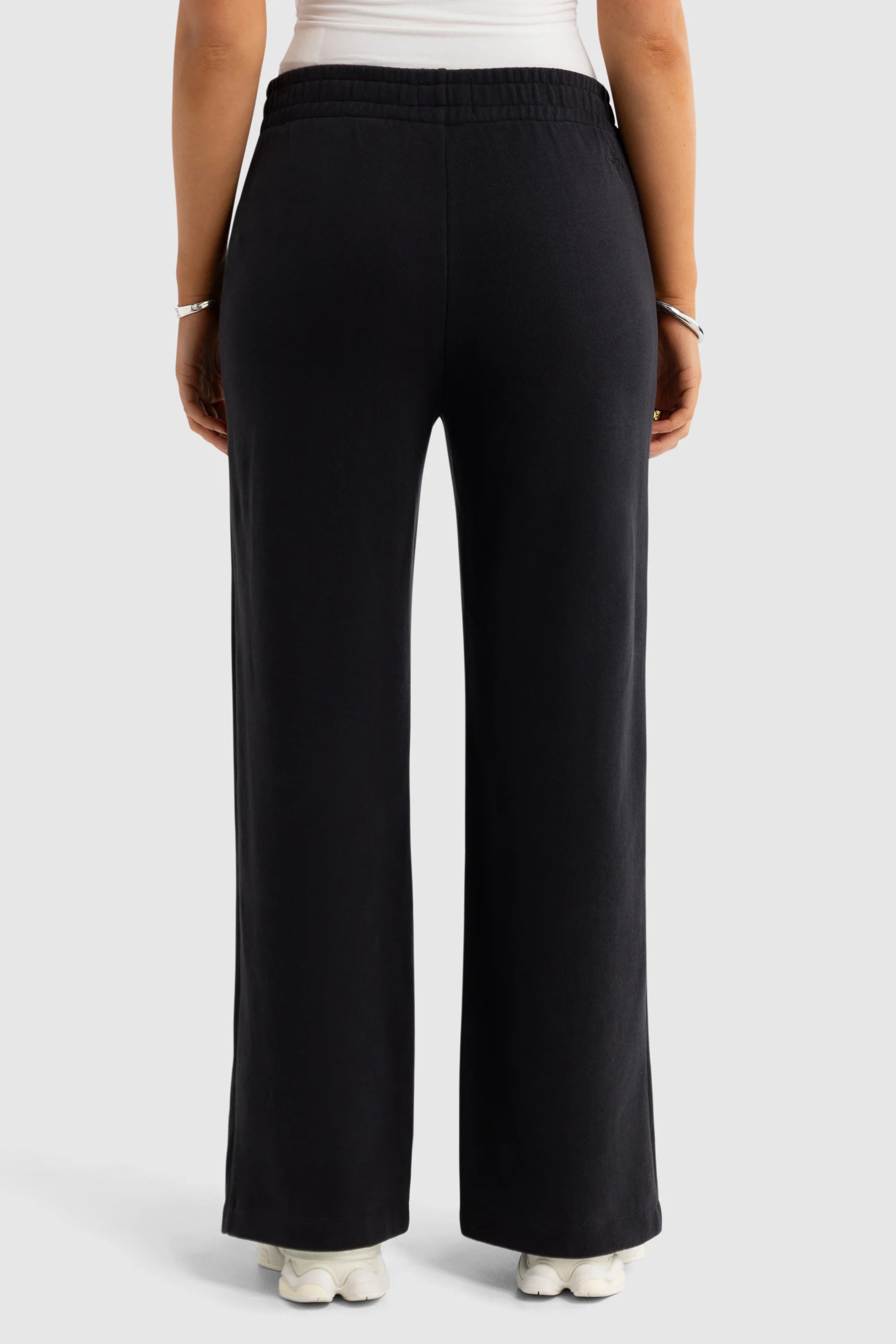 ORTC / Ava Monogram Zip Hem Pant Washed Black