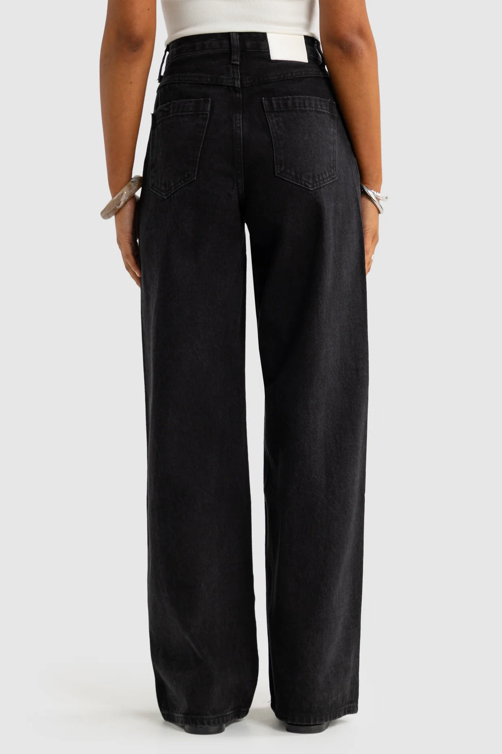 ORTC / Willow Denim Wide Leg Jean Washed Black