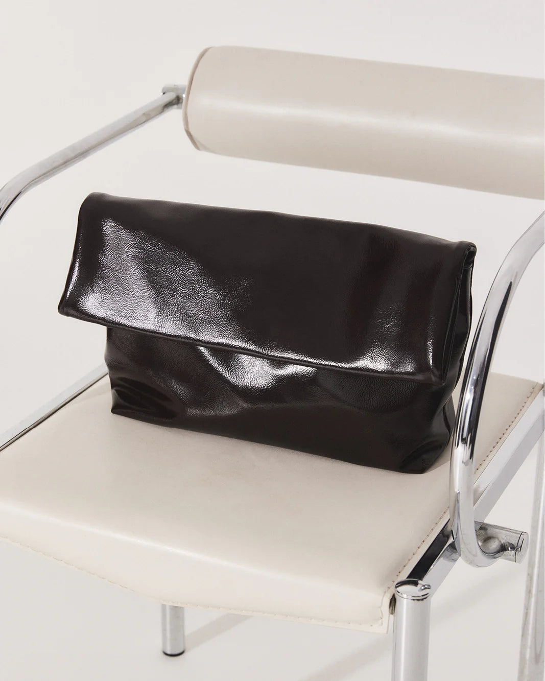 Billini / Rylee Clutch Bag Merlot Crinkle Patent