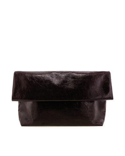Billini / Rylee Clutch Bag Merlot Crinkle Patent
