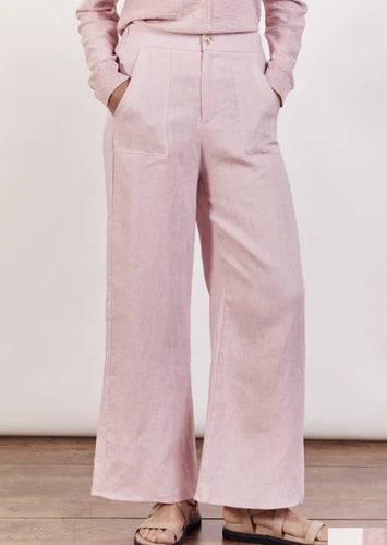 Little Lies The Label | Jude Linen Pant Pink