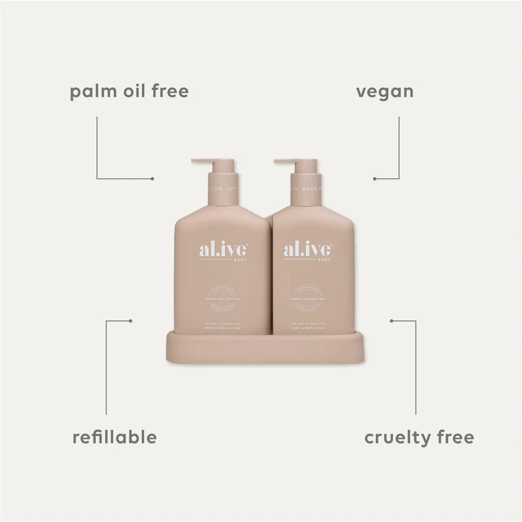 al.ive / Bathroom Duo Apricot & Sweet Fig