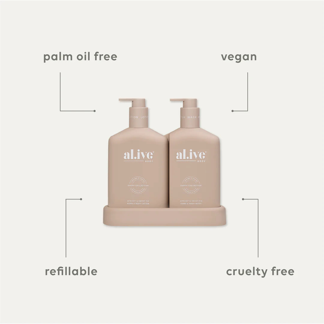 al.ive / Bathroom Duo Apricot & Sweet Fig