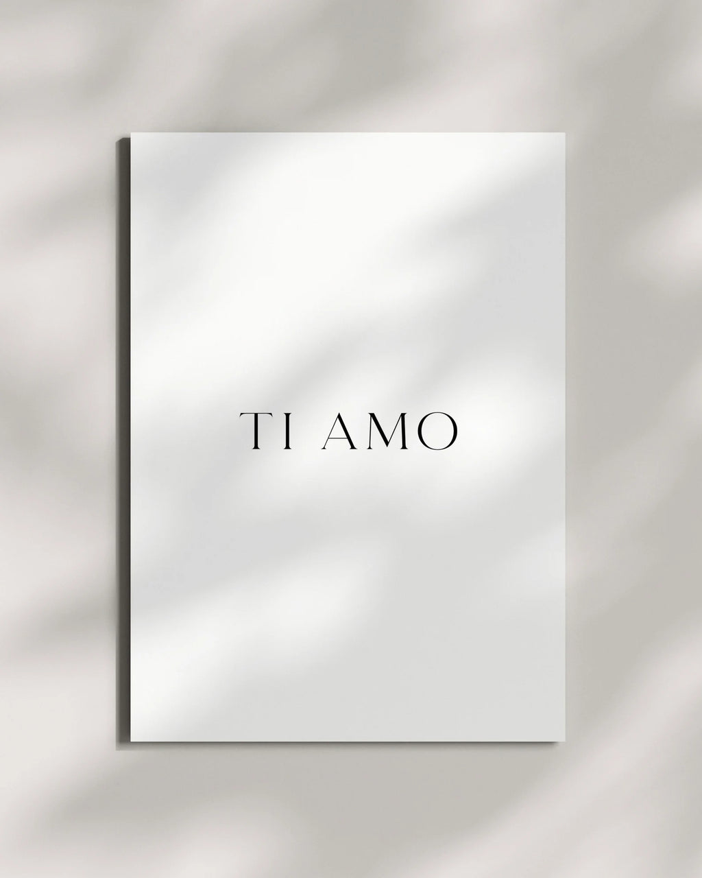 Hunter York Designs / Ti Amo Luxury Greeting Card