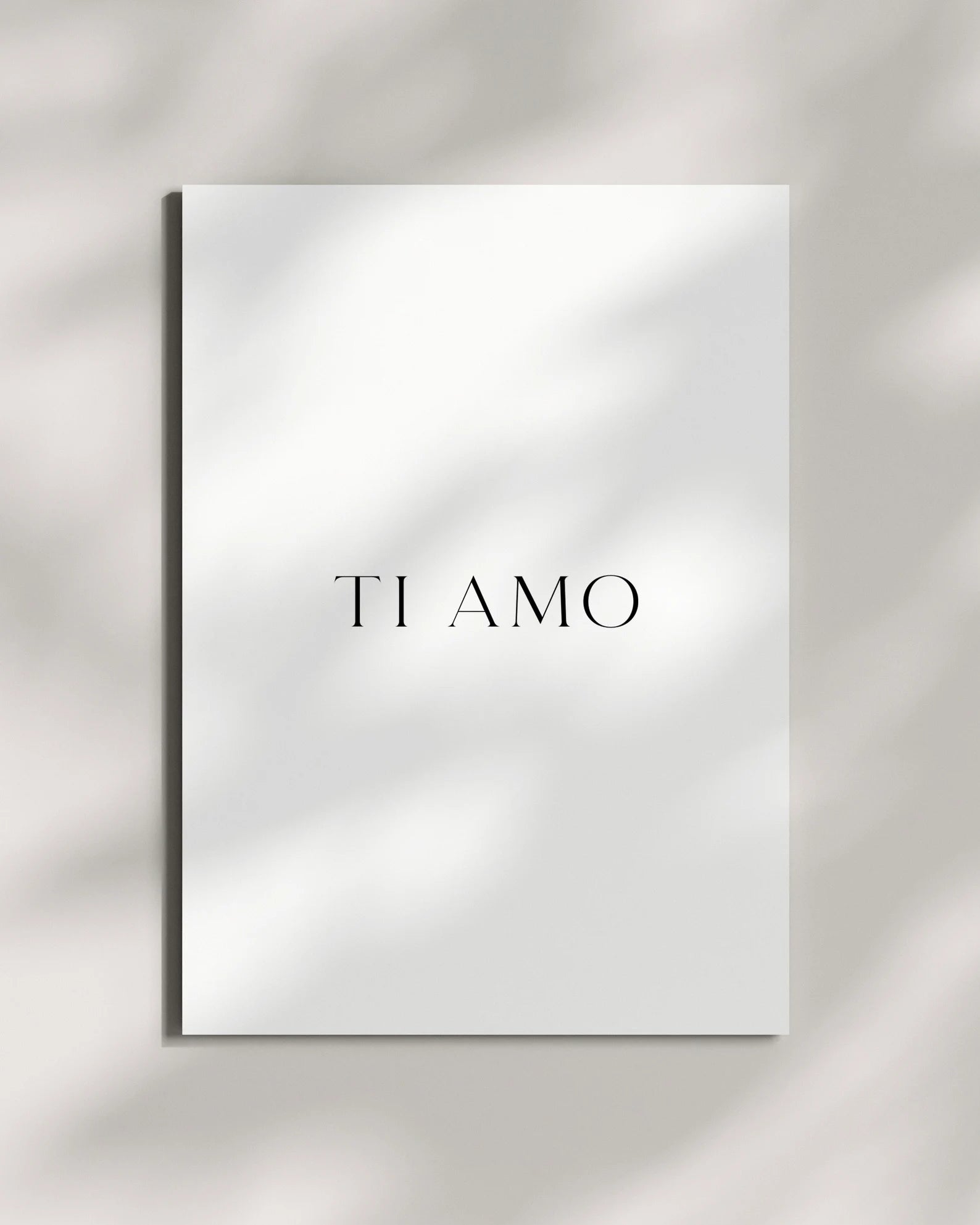 Hunter York Designs / Ti Amo Luxury Greeting Card