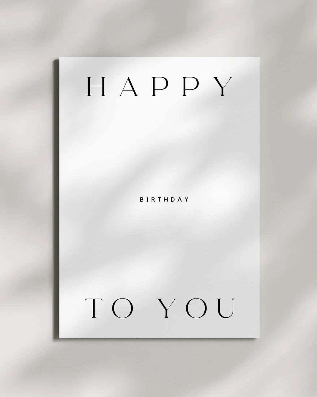Hunter York Designs / Happy Birthday Luxury Greeting Card