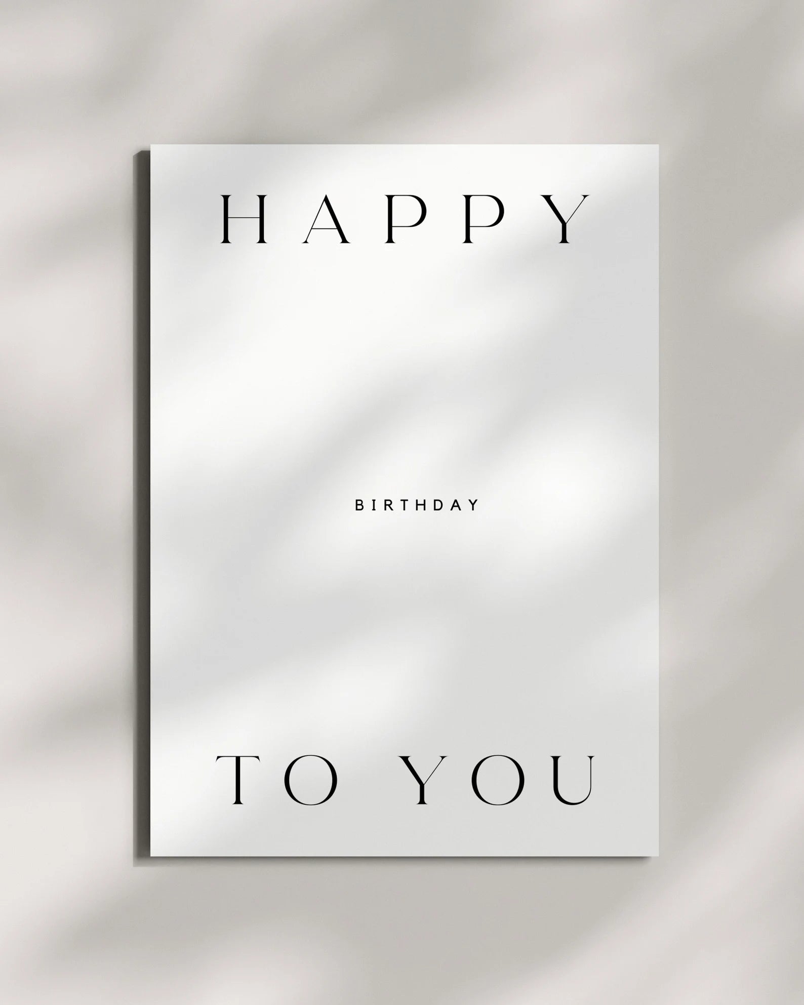 Hunter York Designs / Happy Birthday Luxury Greeting Card
