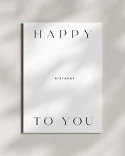 Load image into Gallery viewer, Hunter York Designs / Happy Birthday Luxury Greeting Card