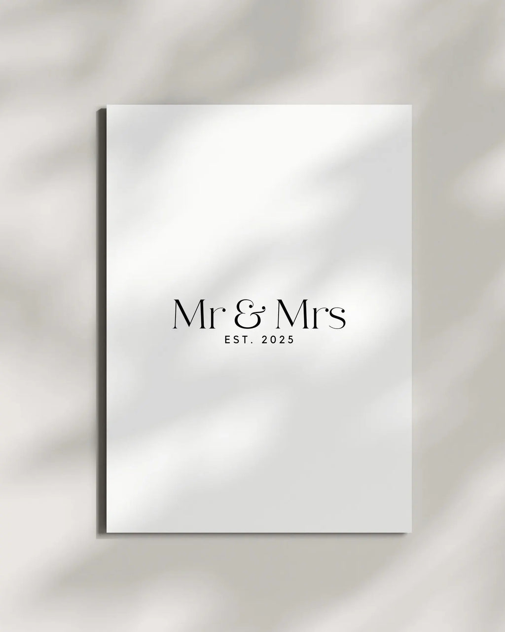 Hunter York Designs / Mr & Mrs Est 2025 Luxury Cards