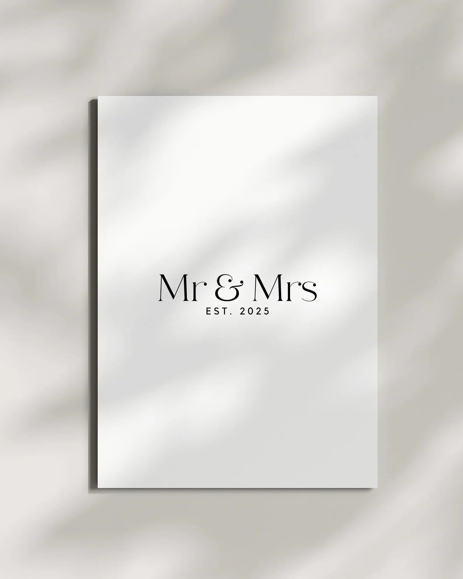 Hunter York Designs / Mr & Mrs Est 2025 Luxury Cards