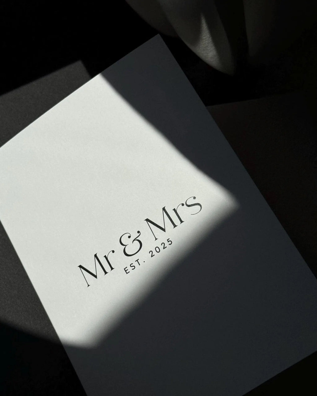 Hunter York Designs / Mr & Mrs Est 2025 Luxury Cards