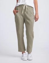 Load image into Gallery viewer, Little Lies / Luxe Linen Pant Khaki