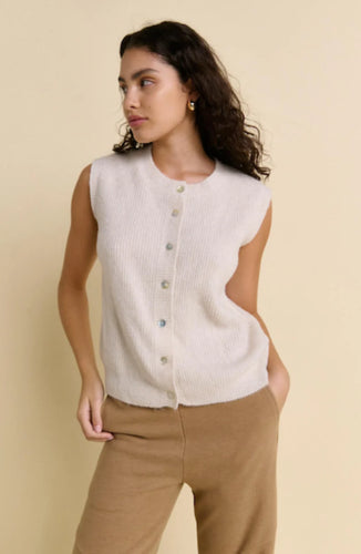 Little Lies / Olivia Vest Ivory