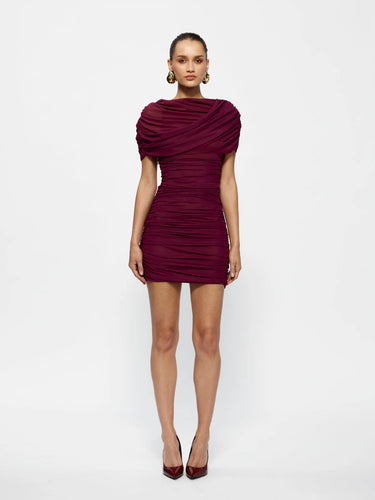 Effie Kats / Phoneix Mini Dress Burgandy
